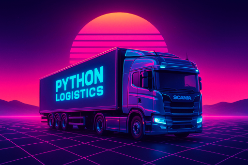 Python Logistics on Trucky - The Virtual Trucker Companion App